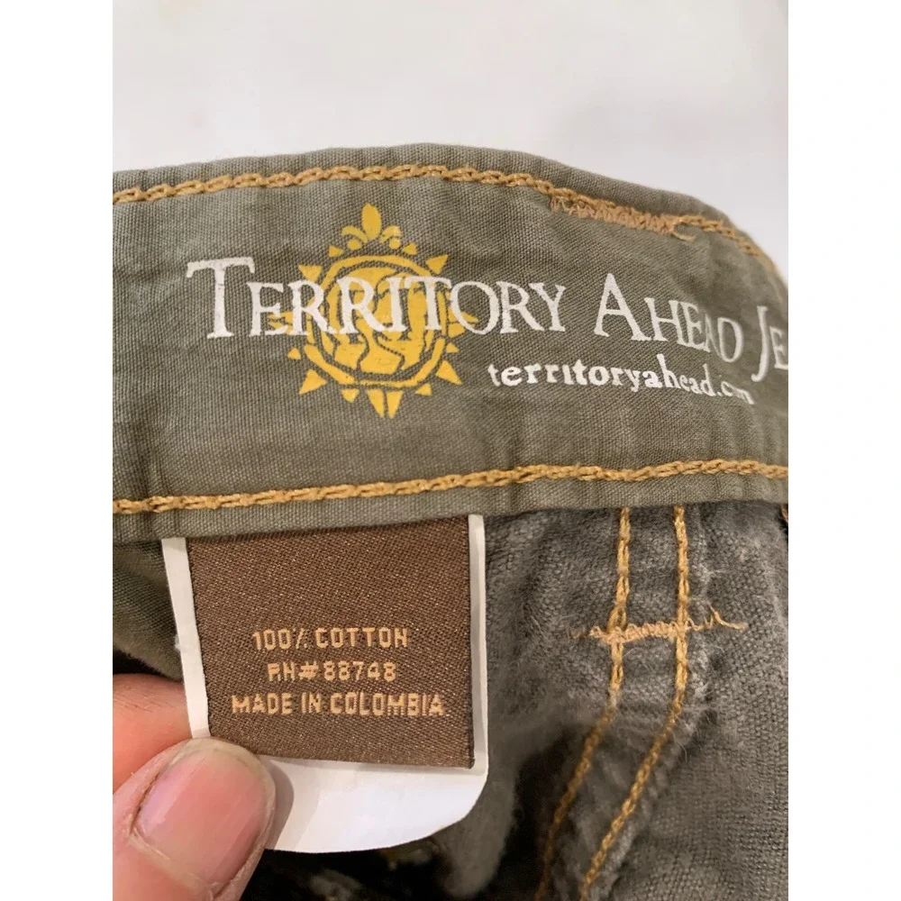 Territory Ahead Corduroy Cargo Shorts 35 Cotton Gorpcore Earthy Utility Mens